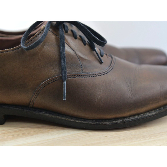 Allen Edmonds Carlyle Plain Toe Oxford Dress Shoes Dark Brown Men\'s 9.5‎ D main image 13